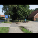 Die niederländisch/deutsche Grenze